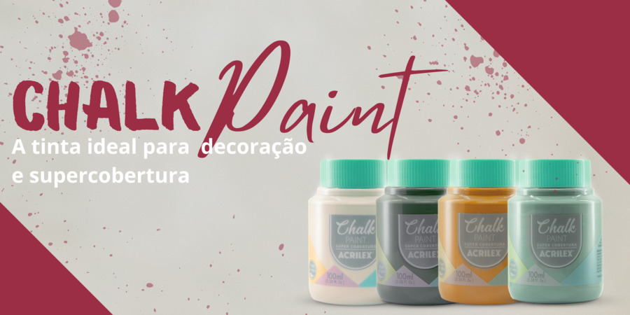 Tudo sobre Tinta Chalk Paint ACRILEX