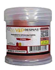 Pigmento em Pasta para Resina 25g - Metalizado