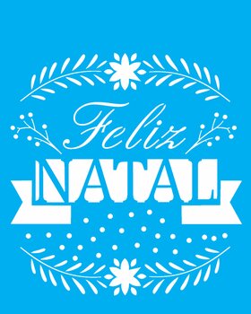 Stencil 20×25 Simples – Feliz Natal I – OPA2117