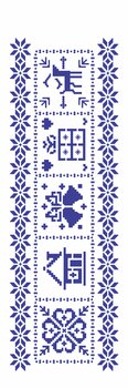 Stencil 10X30 Simples – Ponto Cruz Natalino IV – OPA3536