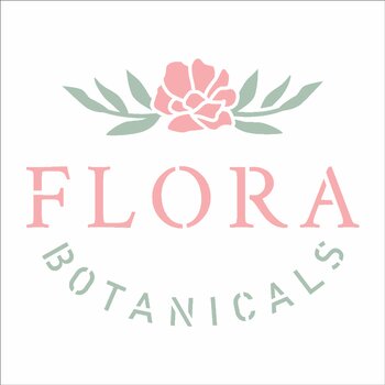 Stencil 14X14 Simples – Palavras Flora Botanicals – OPA3301