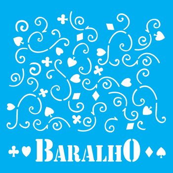 Stencil 14×14 Simples – Estamparia Baralho – OPA1053