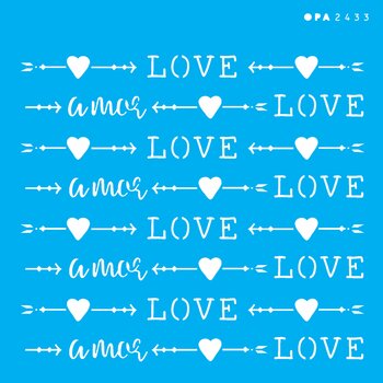 Stencil 14×14 Simples – Estamparia Love – OPA2433