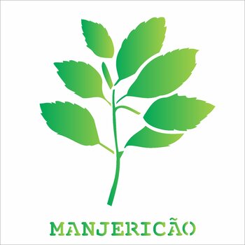 Stencil 14×14 Simples – Tempero Manjericao – OPA2016