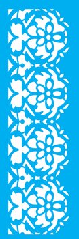 Stencil 10X30 Simples – Arabesco Ornamento II – OPA2219