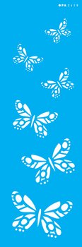 Stencil 10X30 Simples – Borboleta Vitral – OPA2419