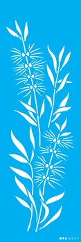 Stencil 10X30 Simples – Flor Escova De Garrafa – OPA3531