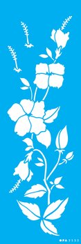 Stencil 10X30 Simples – Flores Hibisco III – OPA3533