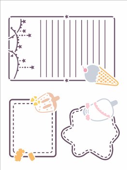 Stencil 15×20 Simples – Planner Sorvetes – OPA3382