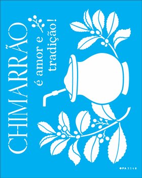 Stencil 20X25 Simples – Cultura Chimarrão – OPA3540