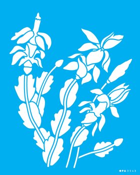 Stencil 20X25 Simples – Flor-De-Maio – OPA3543