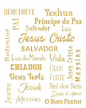 Stencil 20X25 Simples – Religião Estamparia Filho De Deus – OPA3553