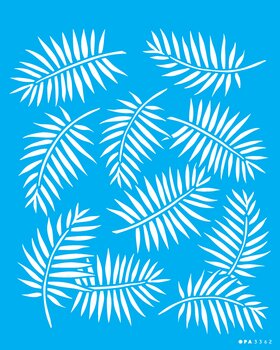 Stencil 20×25 Simples – Folhas V – OPA3362