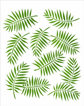 Stencil 20×25 Simples – Folhas V – OPA3362