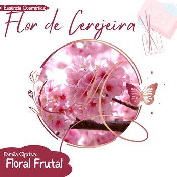 Essência Cosmética 100ml - Flor de Cerejeira