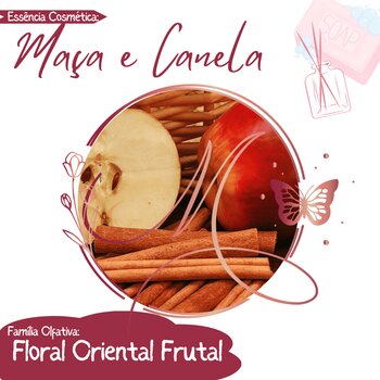 Essência Cosmética 100ml - Maçã com Canela