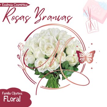 Essência Cosmética 100ml - Rosas Brancas