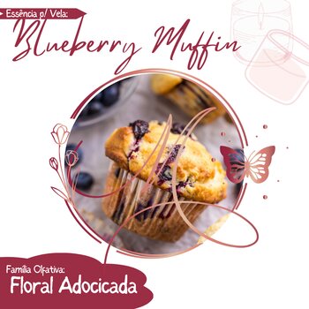 Essência para Vela 100ml - Blueberry Muffin