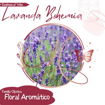 Essência para Vela 100ml - Lavanda Bohemia