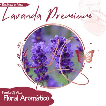 Essência para Vela 100ml - Lavanda Premium