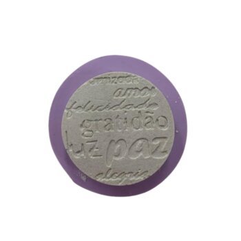 Molde de Silicone - Redondo Gratidão P S-1391