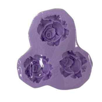 Molde de Silicone - Rosa Mini 3CAV S-944