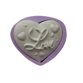 Molde de Silicone - Coração Love S-536