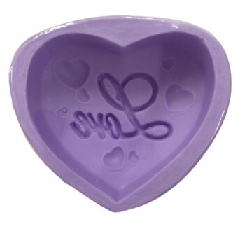 Molde de Silicone - Coração Love S-536