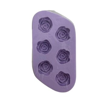 Molde de Silicone - Rosa Mini 6CAV S-1564