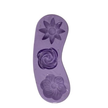 Molde de Silicone - Flores Diversas 3CAV S-104