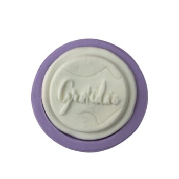 Molde de Silicone - Pastilha Redonda Gratidão S-1556