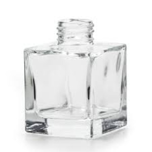 Vidro Cubo 100ml - Transparente