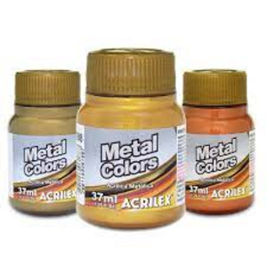 Tinta Acrílica 37ml - Metal Colors